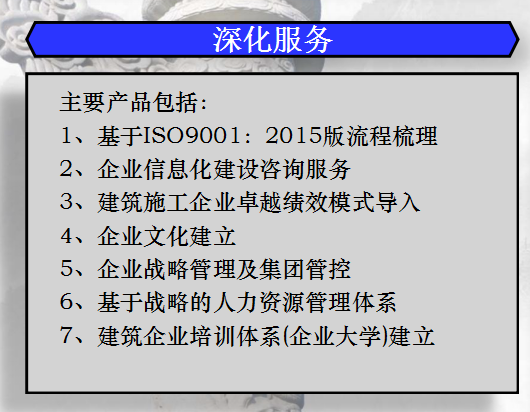 深化项目