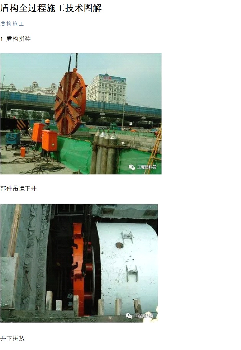 盾构全过程施工技术图解