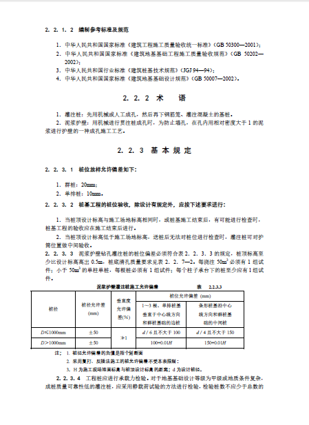 泥浆护壁钻孔灌注桩施工工艺标准