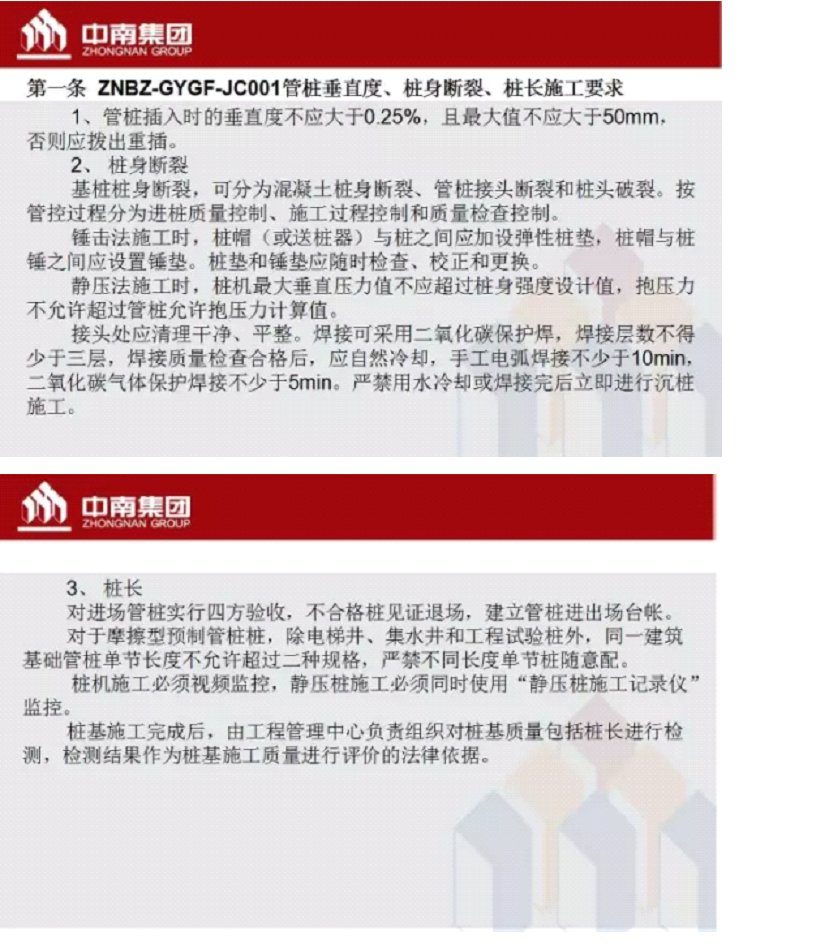 中南工艺标准、工法标准（上）