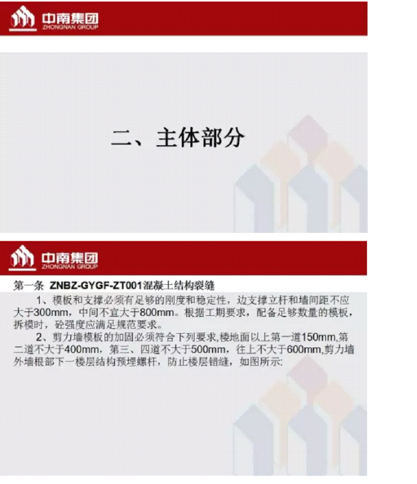 中南工艺标准、工法标准（上）