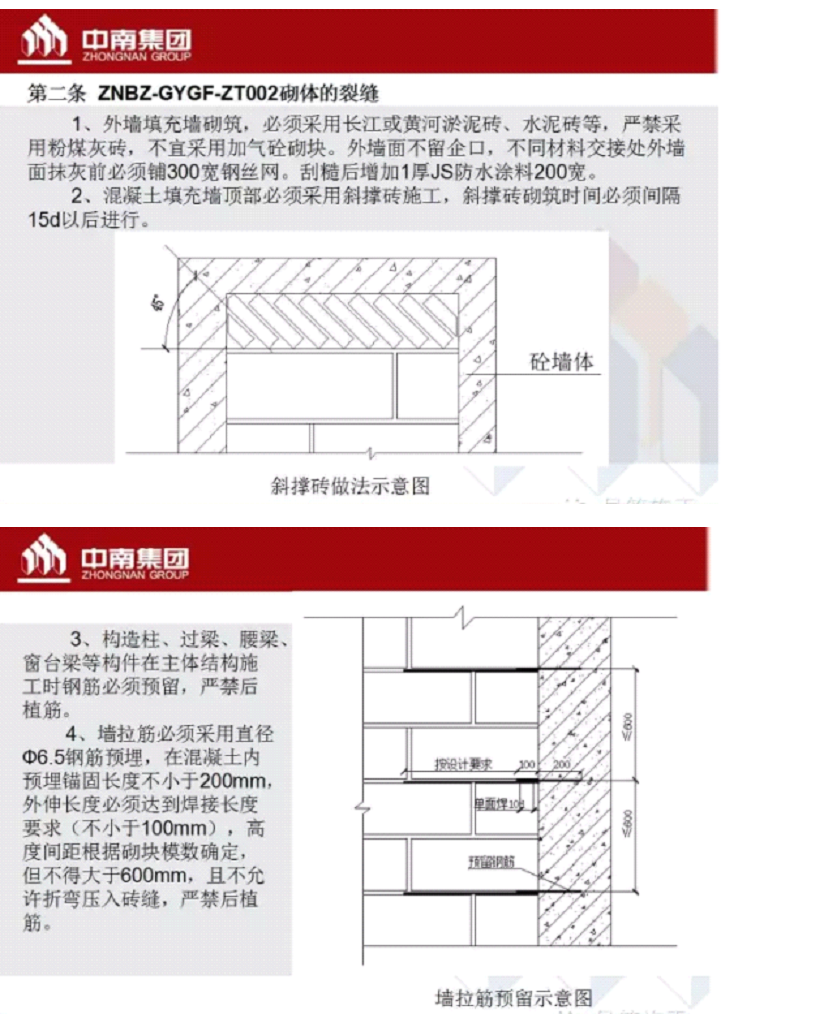 中南工艺标准、工法标准（上）
