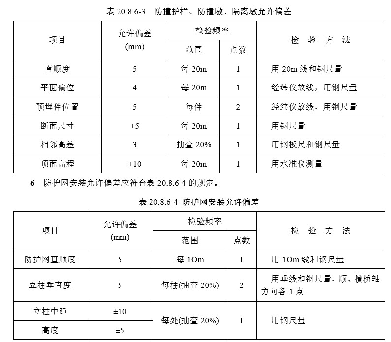 20桥面系（检验标准）