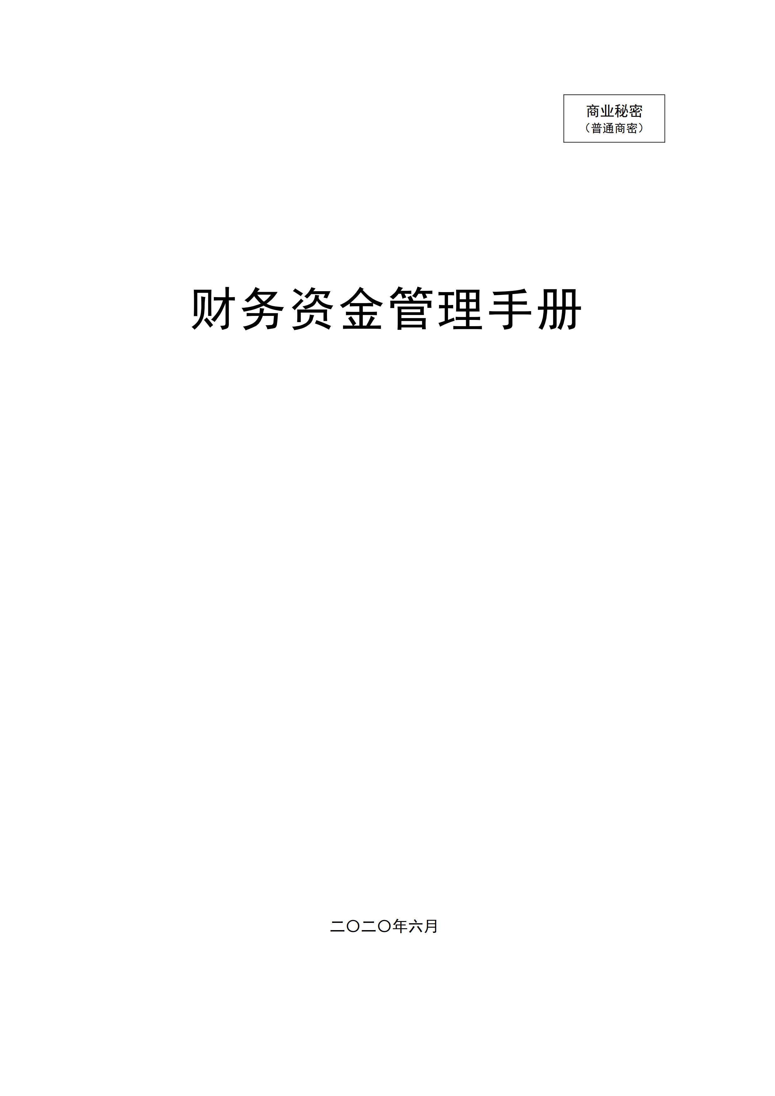 财务资金管理手册