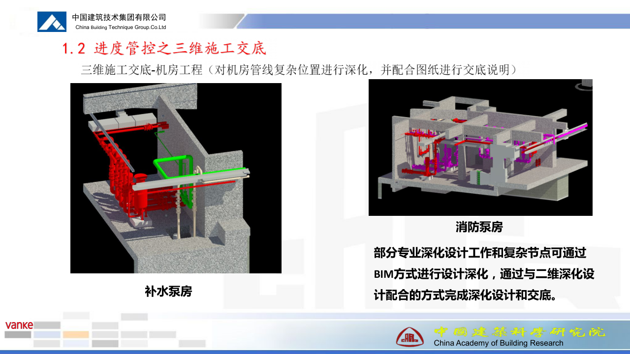 西安万科创意谷项目机电工程商业BIM应用