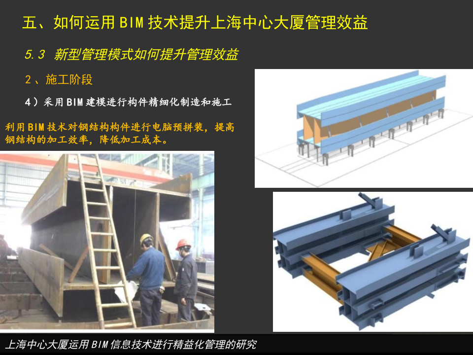上海中心大厦运用BIM信息技术进行精益化管理的
