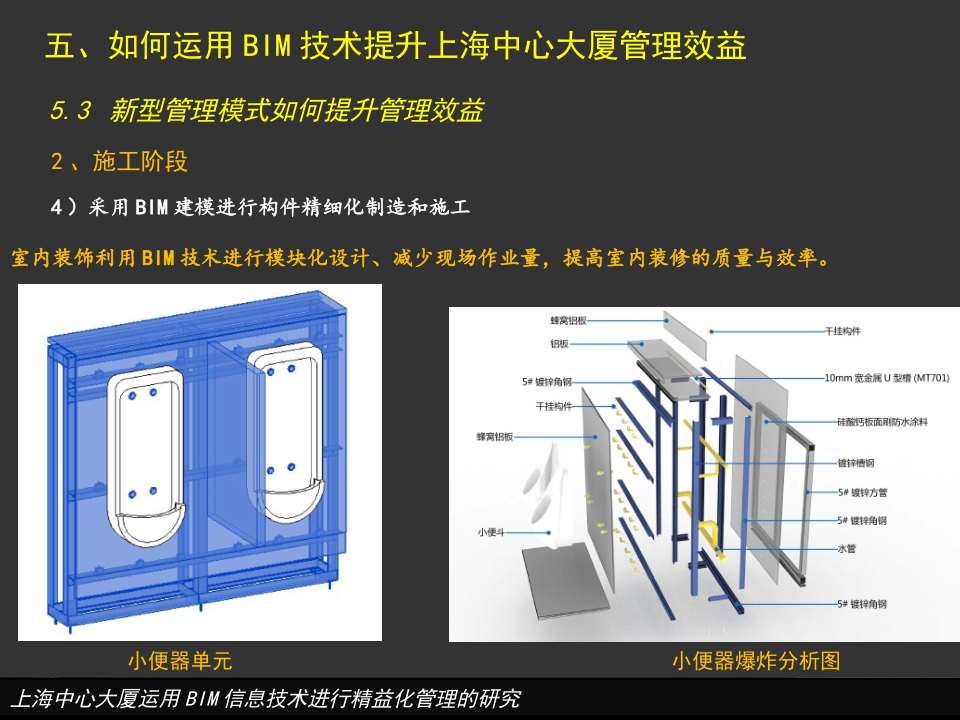 上海中心大厦运用BIM信息技术进行精益化管理的