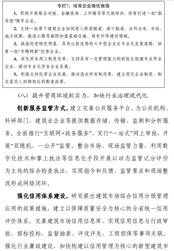 《浙江省建筑业发展“十四五”规划》印发!