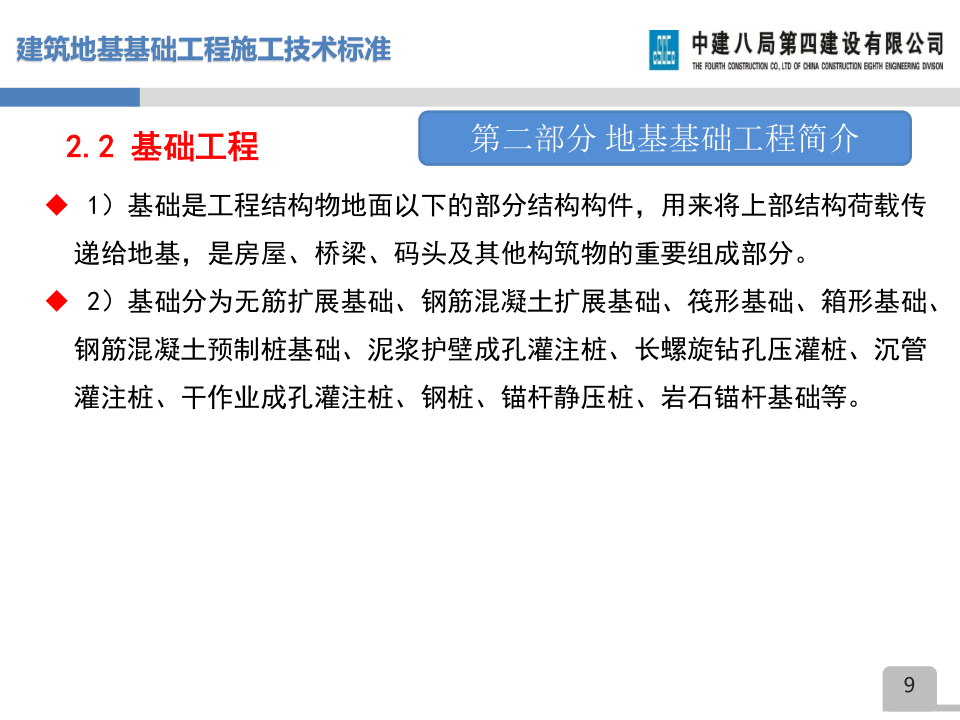 名企建筑地基基础工程施工技术标准宣贯
